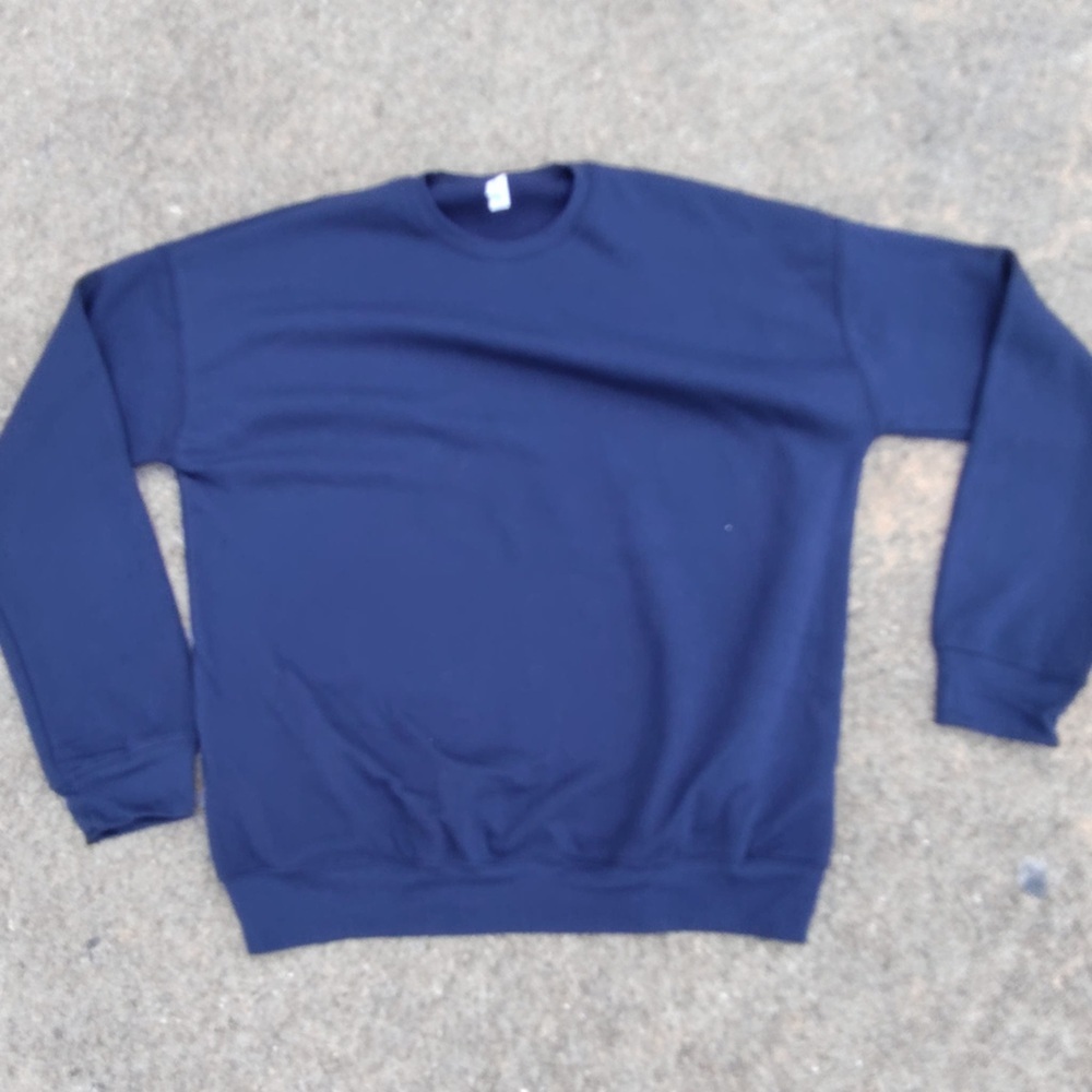 Bella Canvas Men's Deep Blue Crewneck Sweater